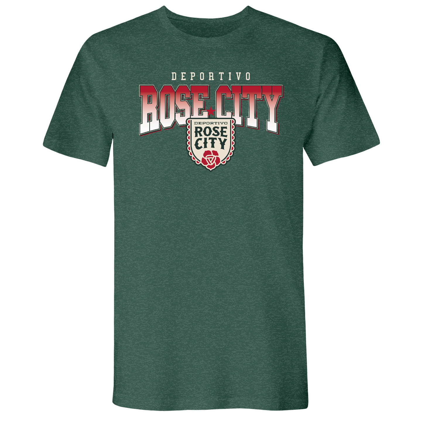 Mens Small Heather Forest Green Style_T-Shirt