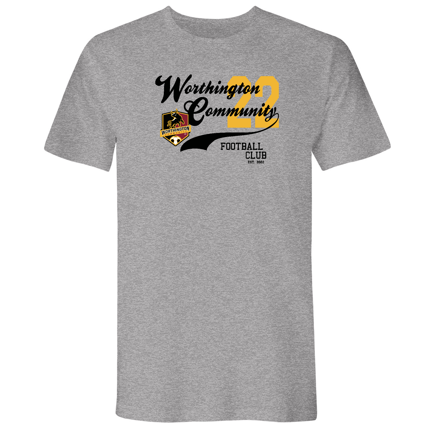 Mens Small Dark Heather Gray Style_T-Shirt