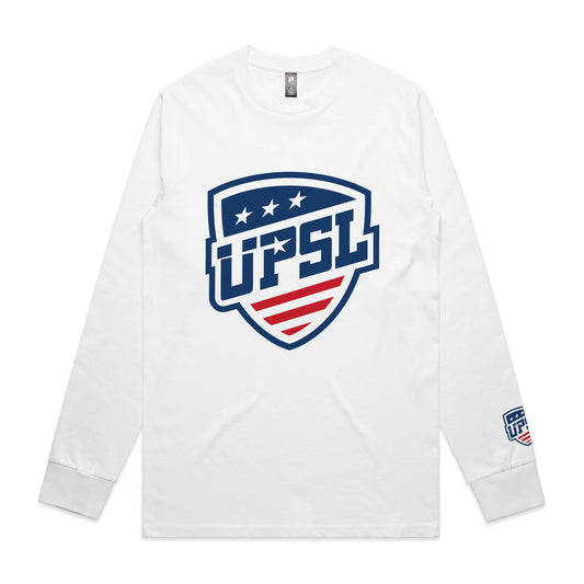 UPSL Big Logo L/S Tee - White