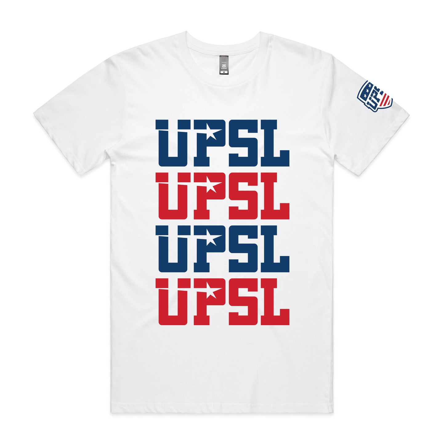 UPSL Stack Tee - White