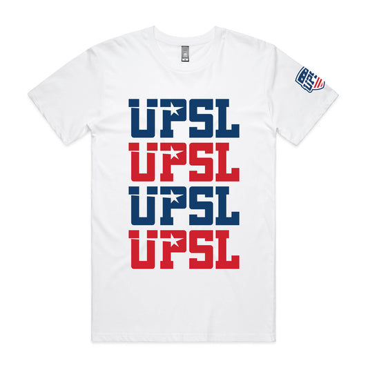 UPSL Stack Tee - White