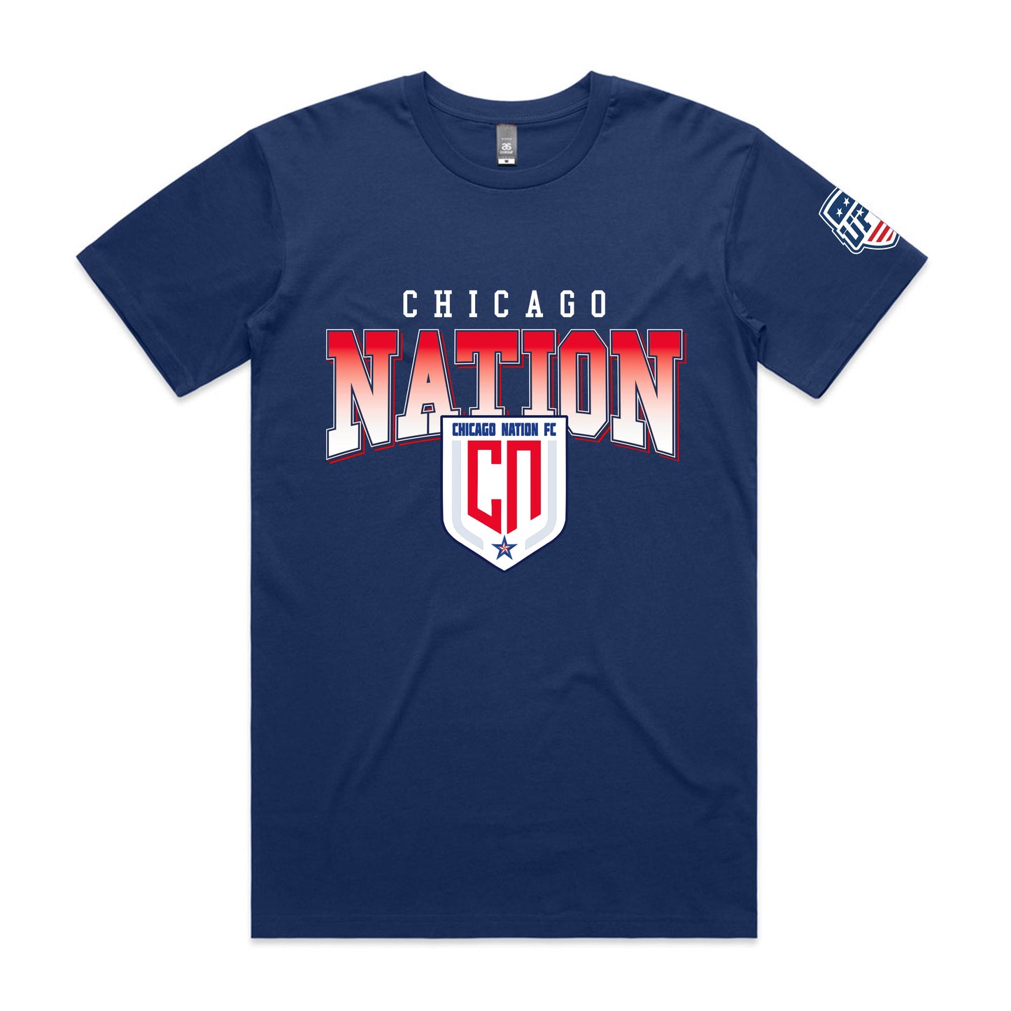 Chicago Nation FC LockUp Tee