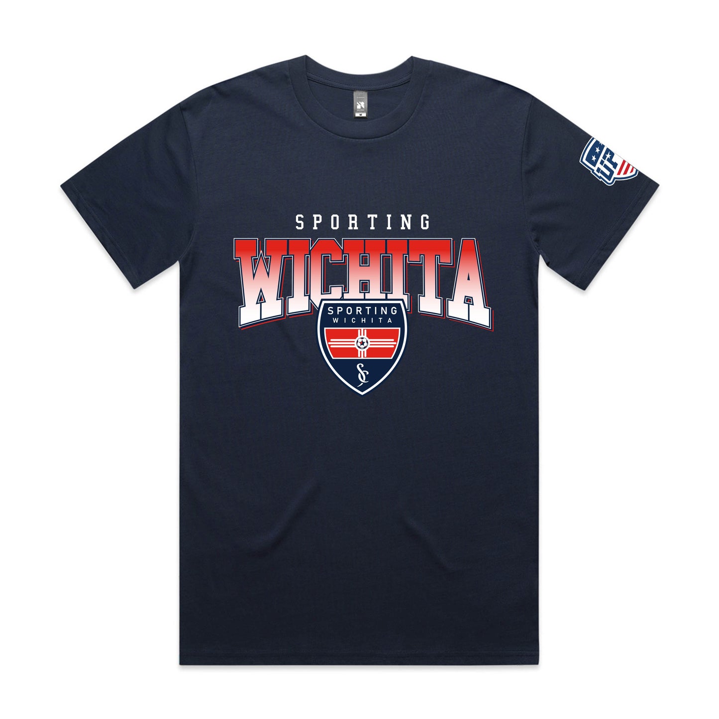 Sporting Wichita SC LockUp Tee