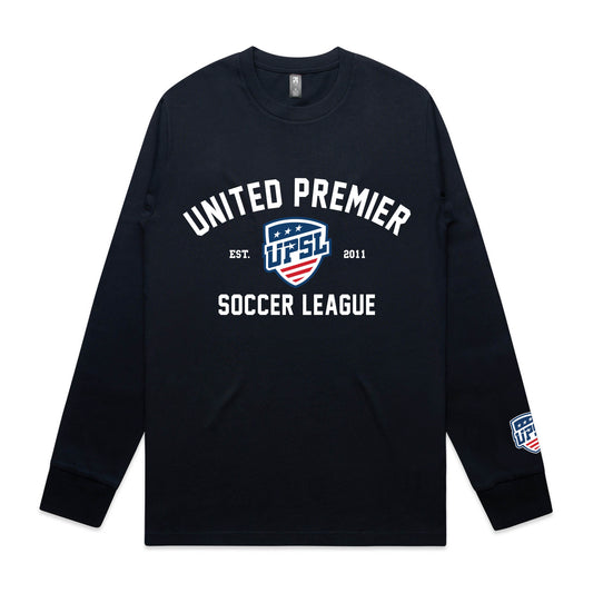 UPSL Locker Room L/S Tee - Navy Blue