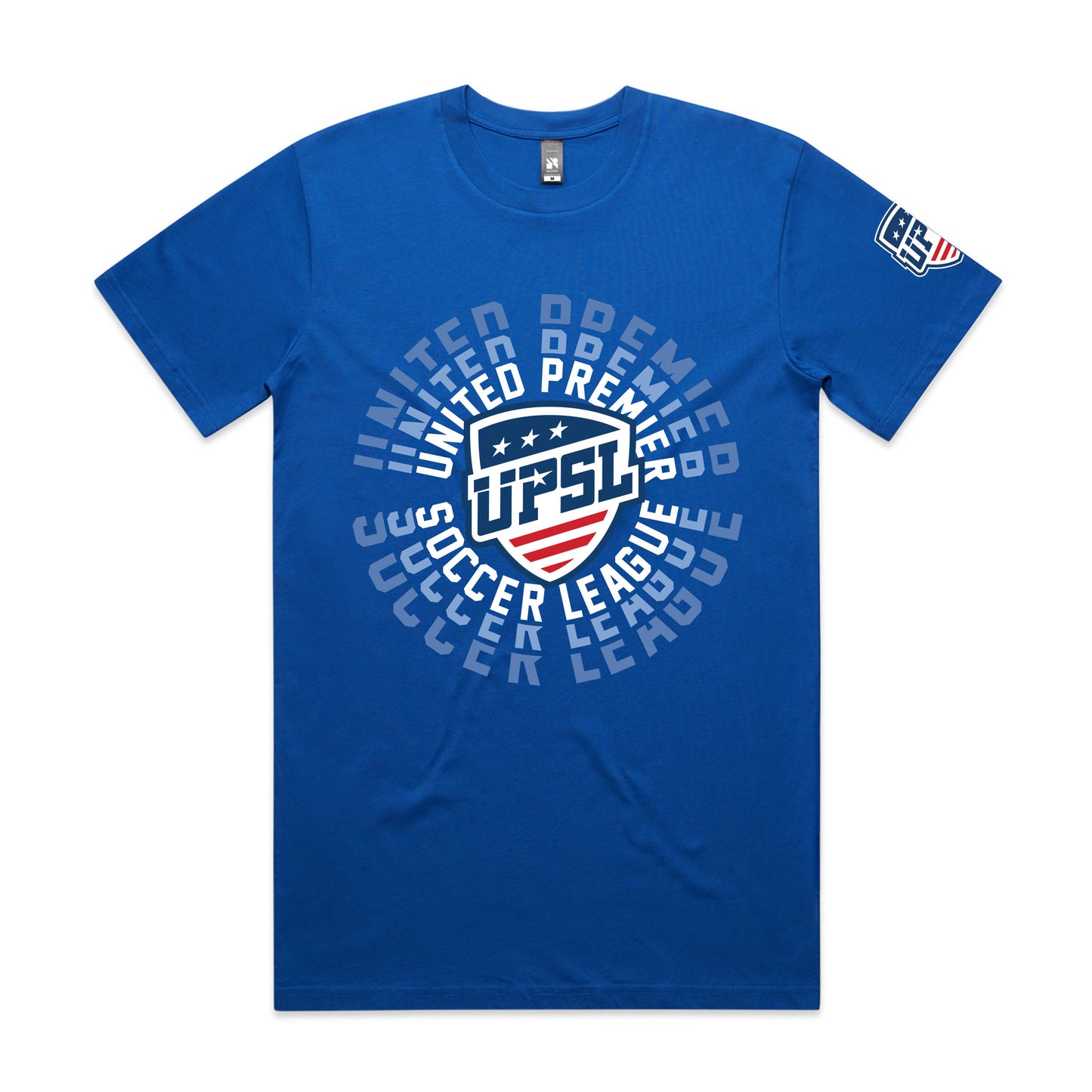 UPSL Logo Bulls Eye Tee - Blue